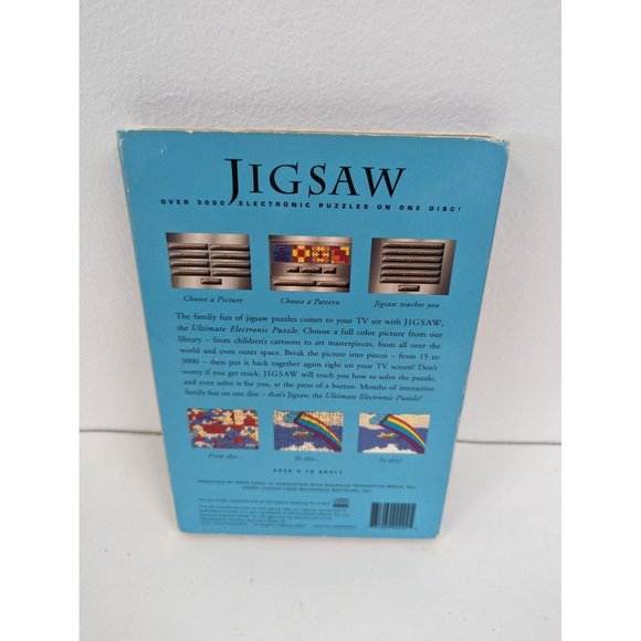 Jigsaw Ultimate Electronic Puzzle Interactive Compact Disc Phillips CD-I - Picture 2 of 4